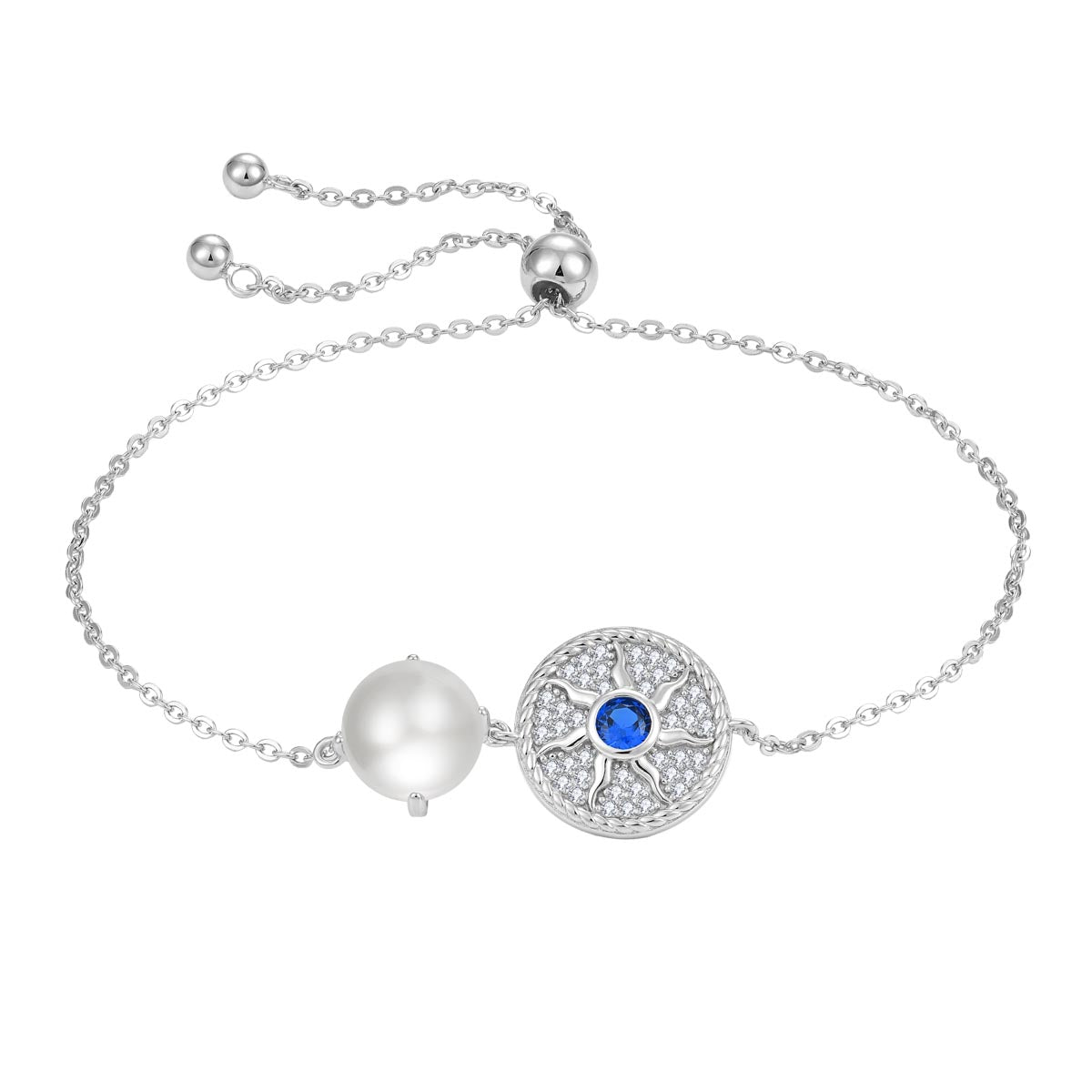 DEWDROP GLOW SILVER BRACELET