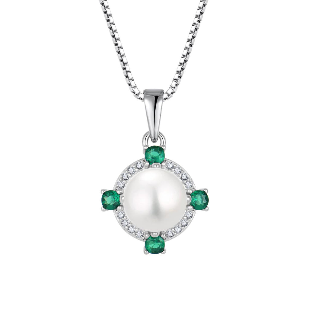 EVERGREEN GLOW SILVER PENDANT